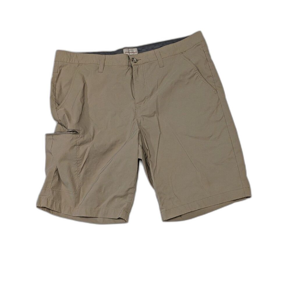 Weatherproof Vintage Co. Beige Tech Hiking Shorts Men's 40 Regular